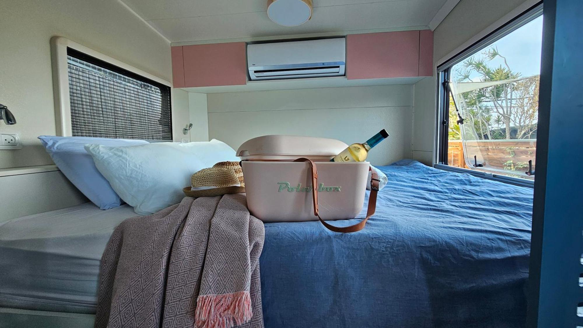 Cozy Seaview Glamping Caravan HaBonim ภายนอก รูปภาพ