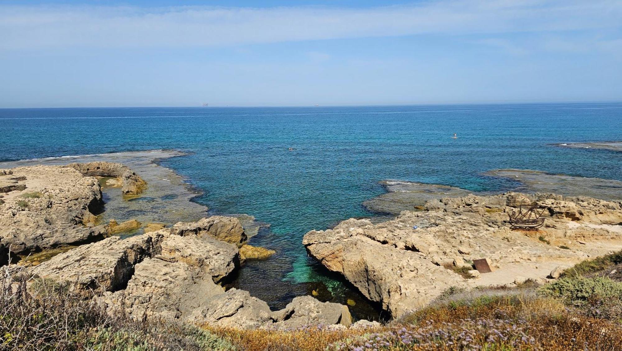 Cozy Seaview Glamping Caravan HaBonim ภายนอก รูปภาพ